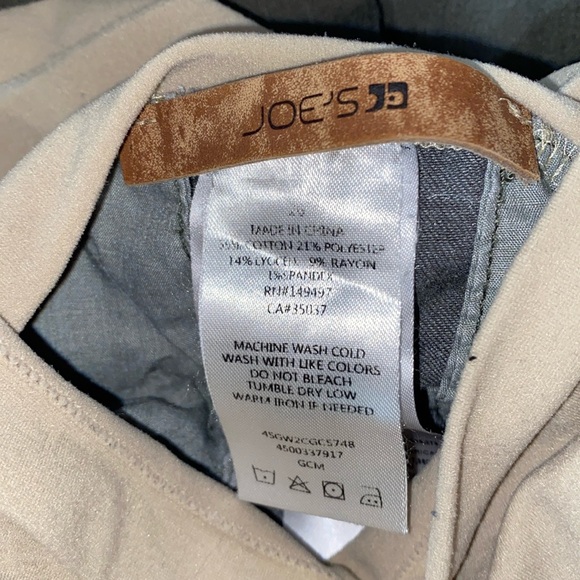 JOE’S CAMO MATERNITY SLIP-ON CARGO PANTS SZ 26 GREEN - Picture 10 of 12